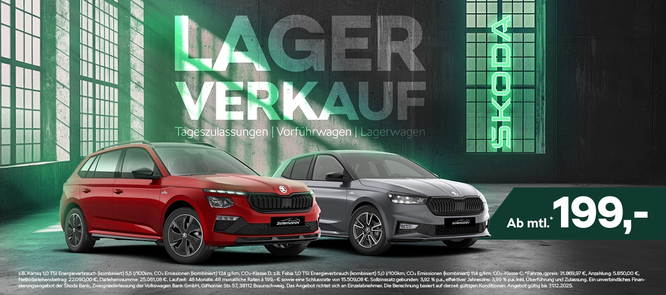 Skoda Lagerverkauf