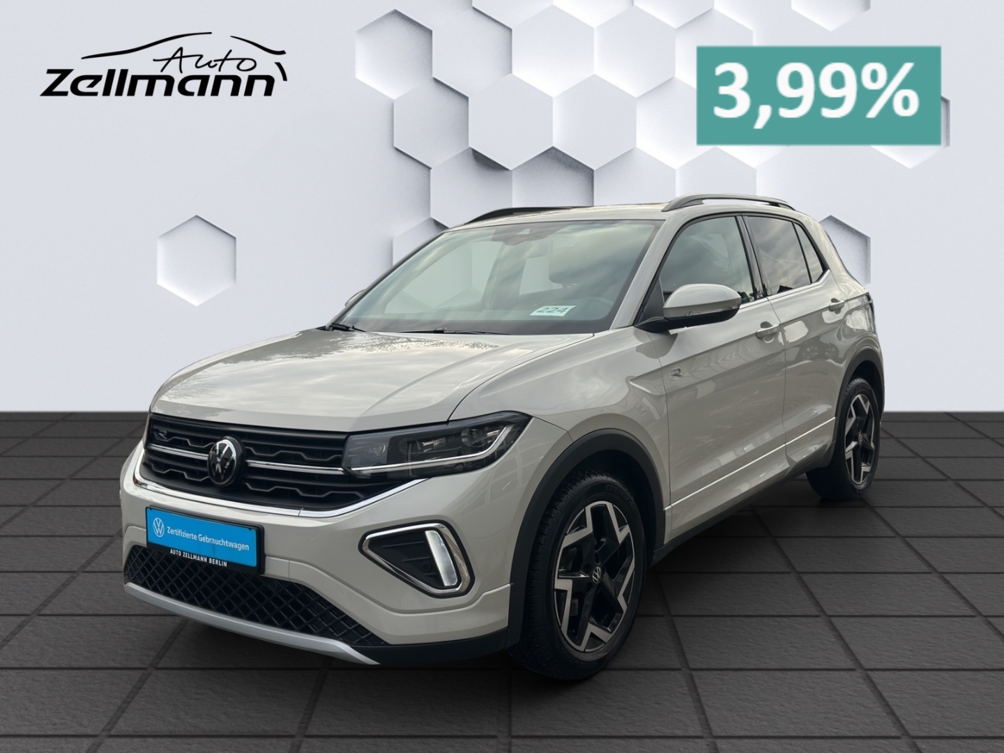 T-Cross R-Line 1.5 l TSI 110 kW DSG AHZV LED GJR PDC ACC Rückfahrkamera Sitzheizung
