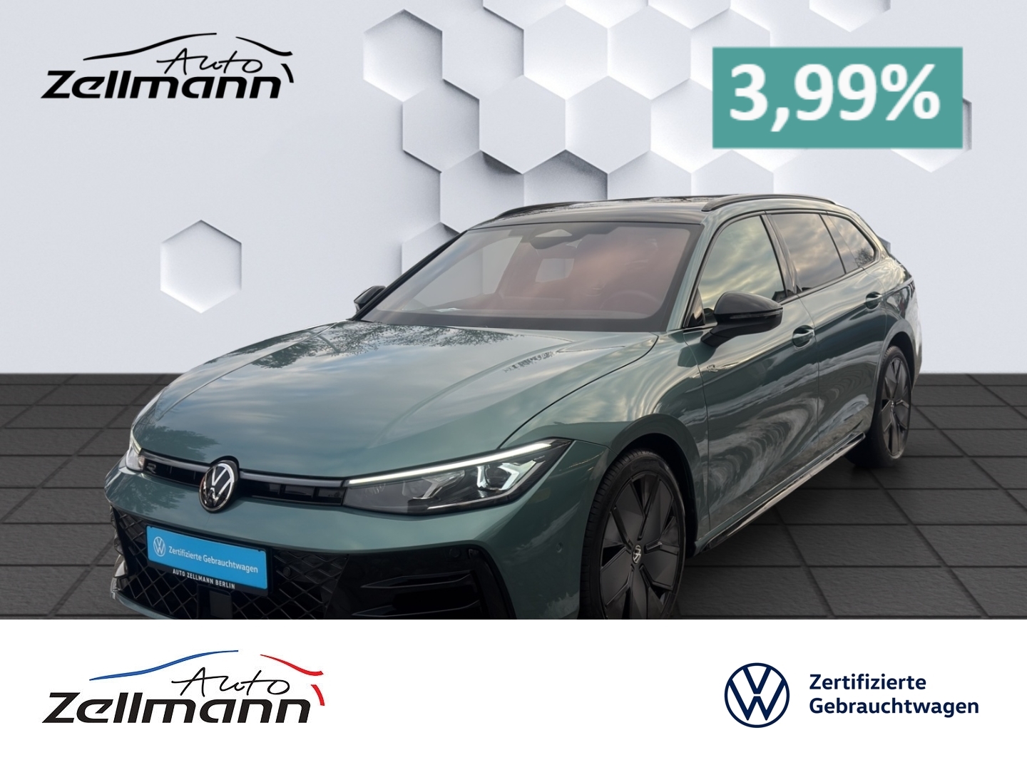 Passat Variant 2.0TSI 195kW 4M DSG R-Line AHZV MatrixLED HuD ACC 360°Kamera ParkAssist Standheizung