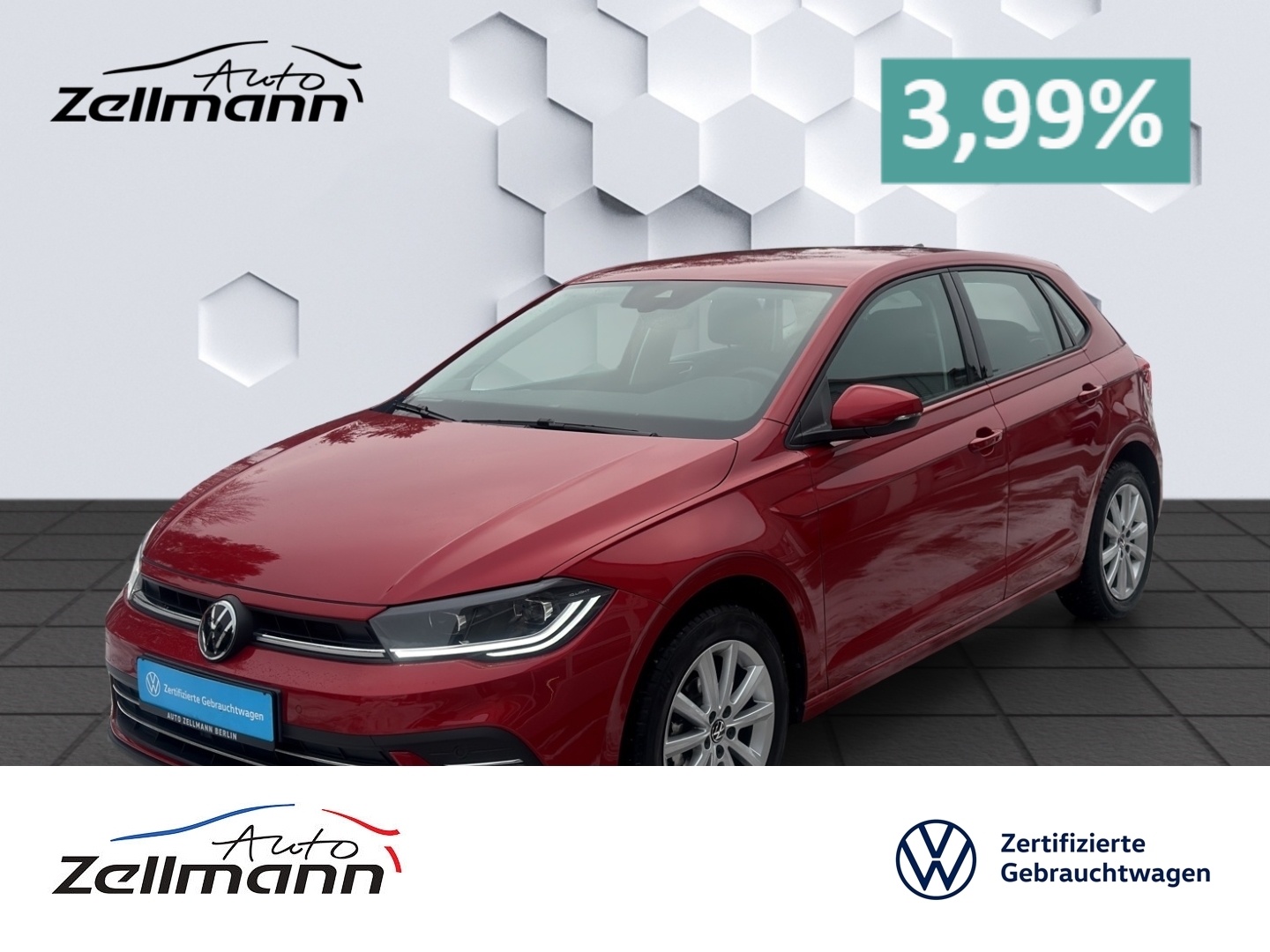 Polo VI Style 1.0TSI 70kW MatrixLED GJR PDC Sitzheizung