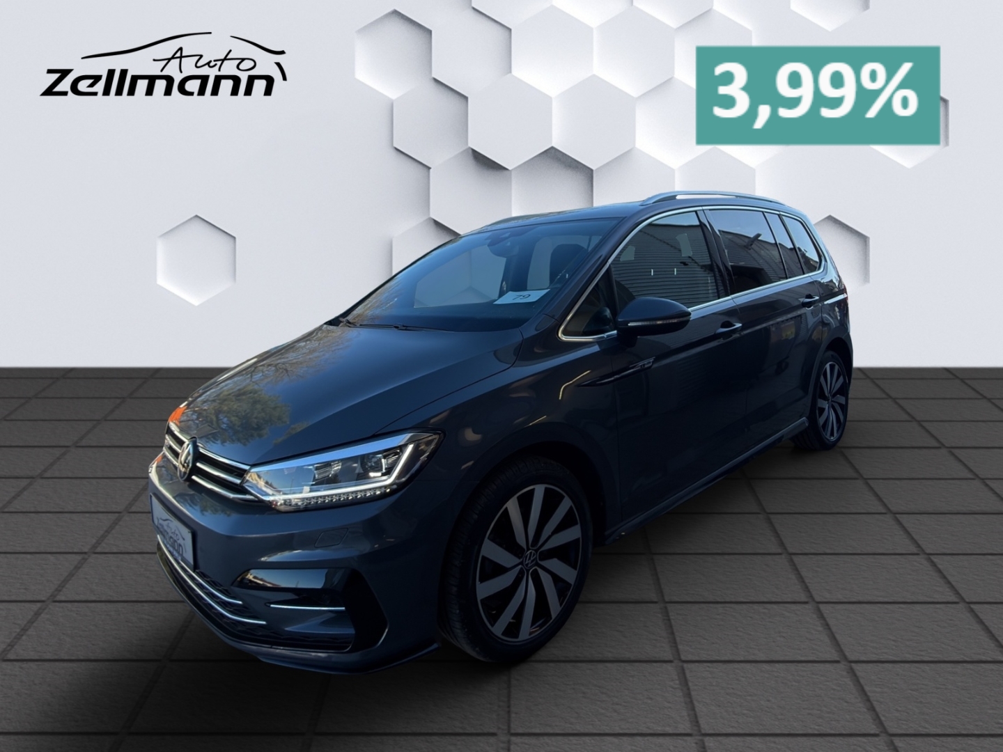 Touran BMT Start-Stopp Highline 1.5TSI AHZV LED PDC ACC Rückfahrkamera Sitzheizung