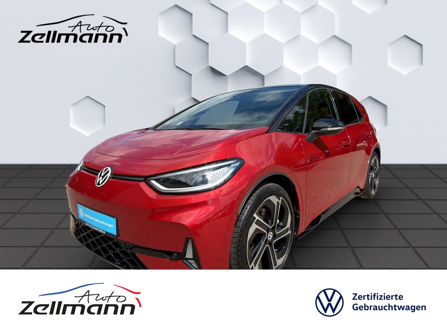 ID.3 240 kW GTX Performance 240kW MatrixLED PanoDach HuD ACC 360°Kamera ParkAssist Sitzheizung