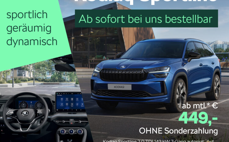  Der neue ŠKODA KODIAQ Sportline